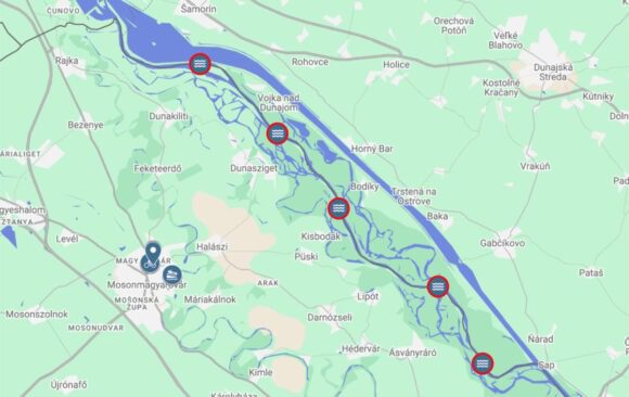 Projekt prehrádzok na starom koryte Dunaja - Insula Magna